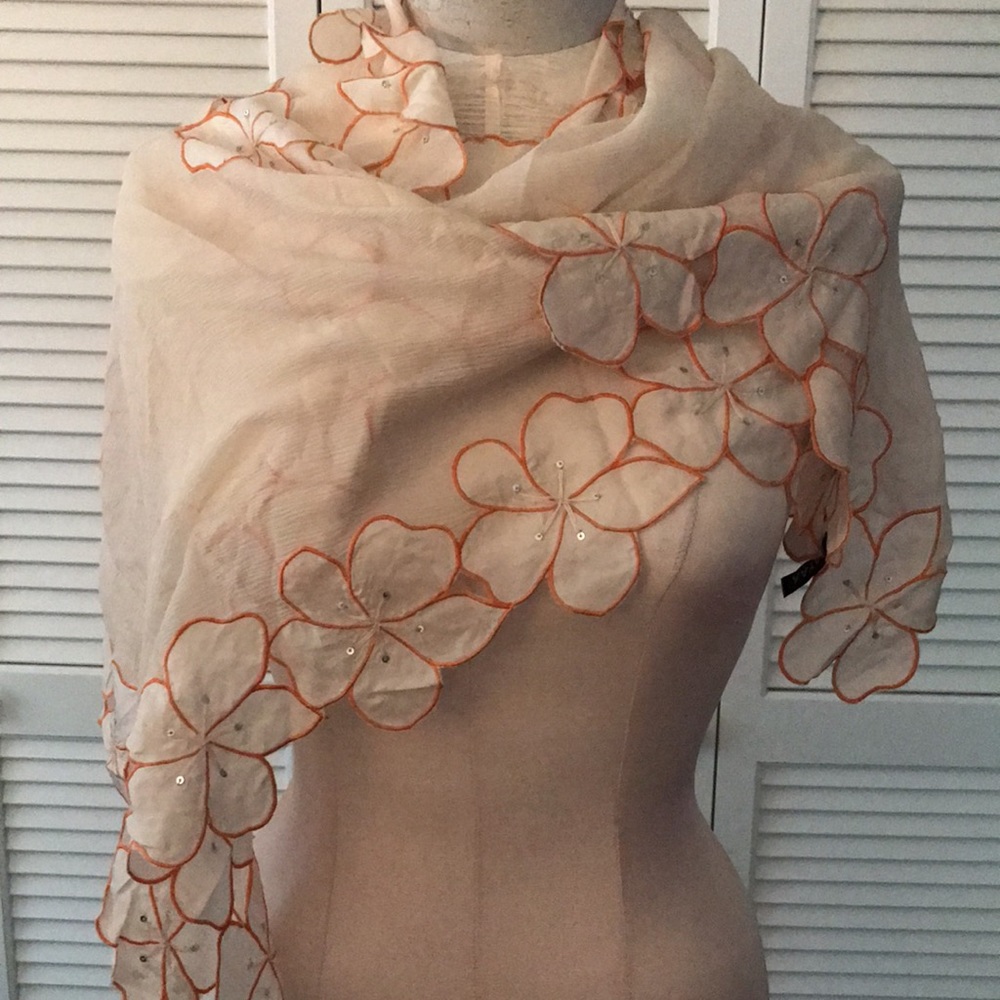 BAYAA silk scarf NWOT